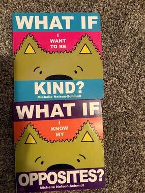 Set of 2 Whatif Monsters Board Books: What If I Want To Be Kind? & What If I Kno